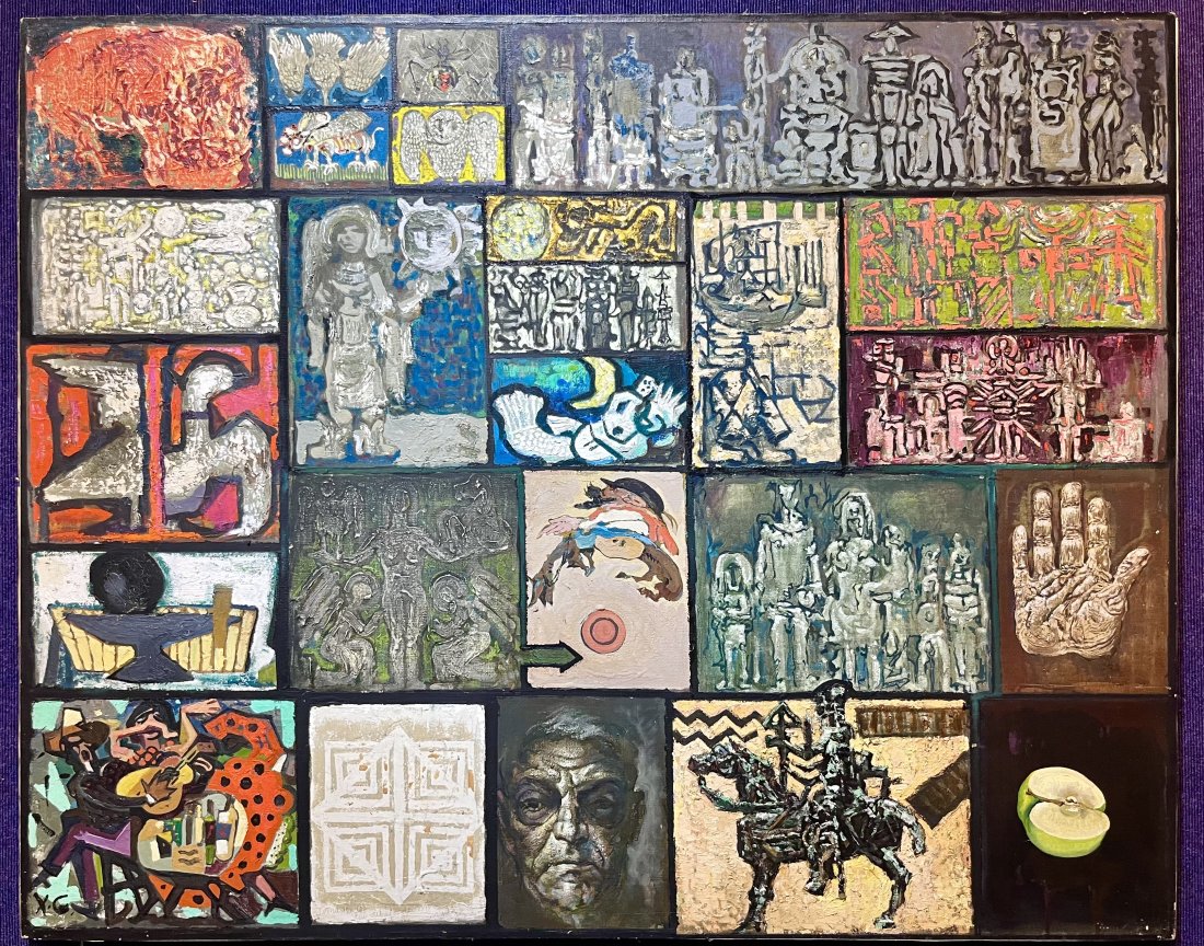 Ptg by Xavier Gonzalez, Game of Chance, c1960 (1 of 12)