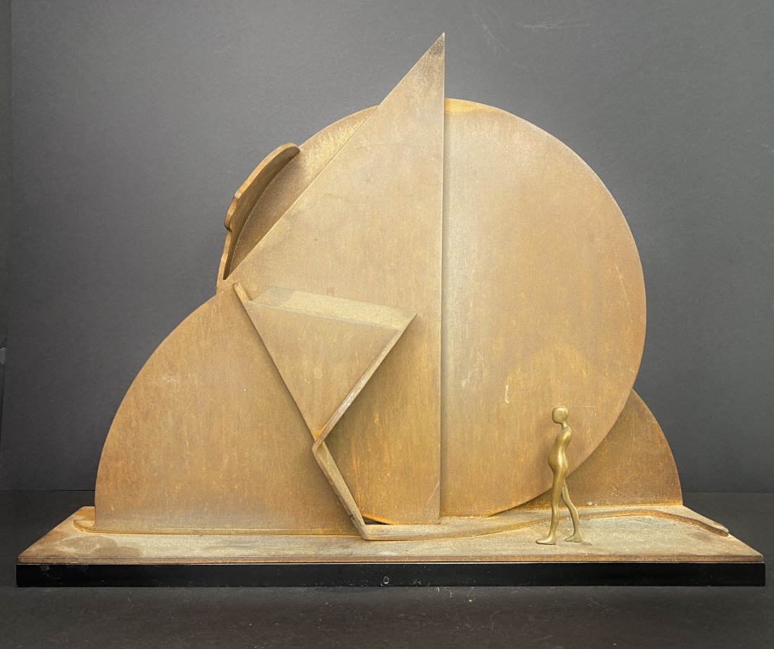 Modern sculpture by Ernest Trova, Profile Canto,Pace ed 1974 (1 of 5)