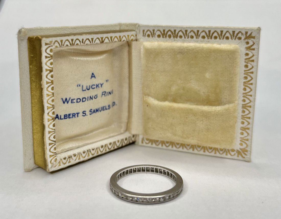 Platinum diamond eternity ring, 1.3 dwts (1 of 6)