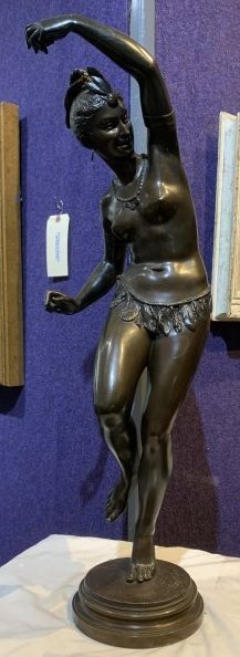 Belle Epoque Bronze of exotic dancer by Auguste Nadaud(French 19thc) (1 of 7)