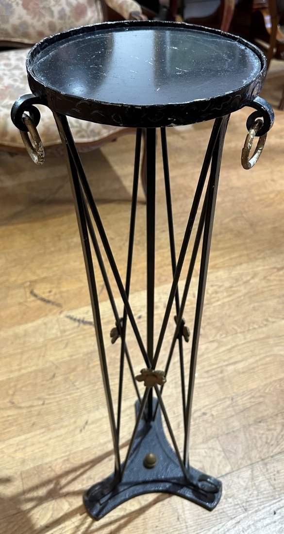 Painted metal Neoclassical stand,circa 1900 (1 of 1)