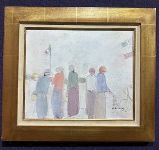 Painting: Strolling by Embassies by Monique Leinert