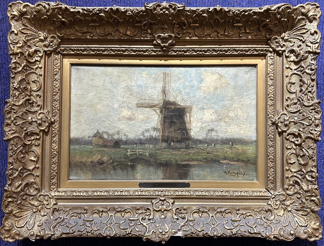 A. Kuypers painting of windmill, c1880 (1 of 5)