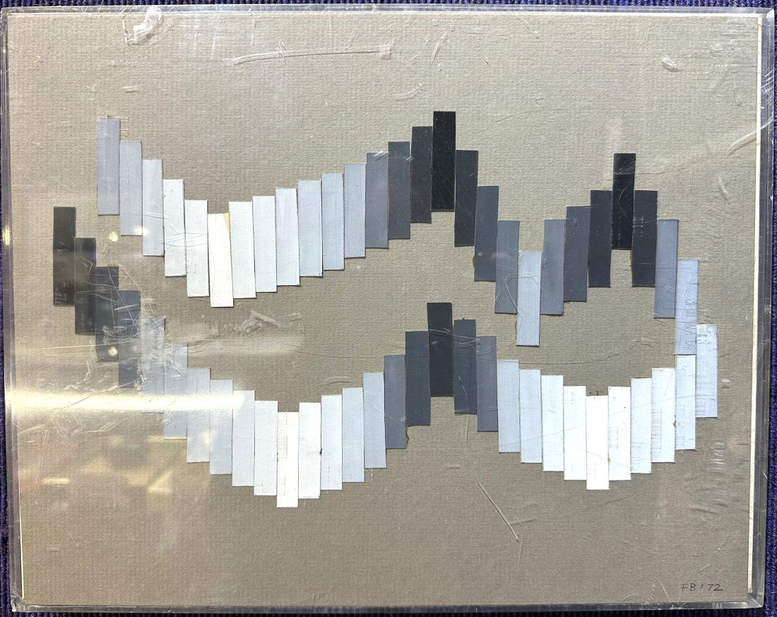 Symphony in Grey by Fritz Bultman, 1972: Symphony in Grey by Fritz Bultman, 1972 Approx. 11 inches x 14 inches