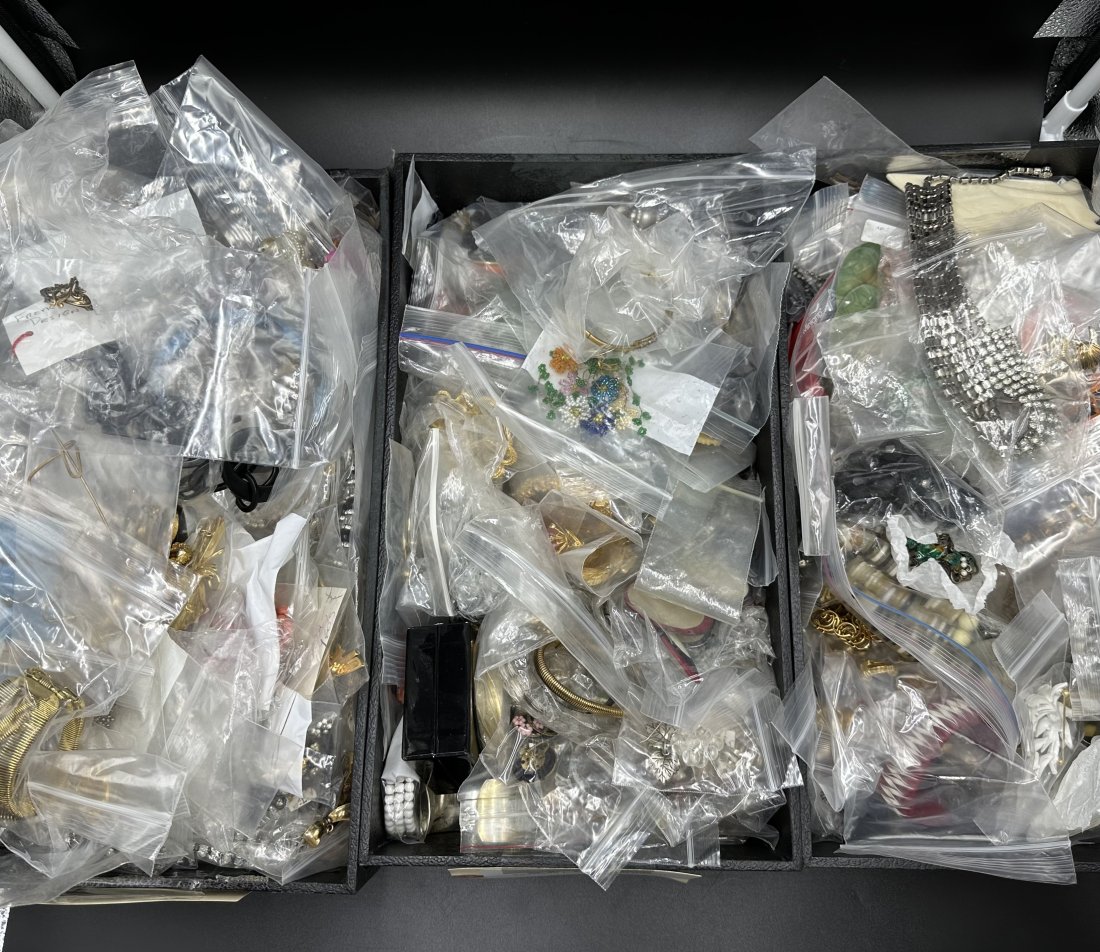 3 Trays, Twins costume jewelry (400 count) (1 of 13)