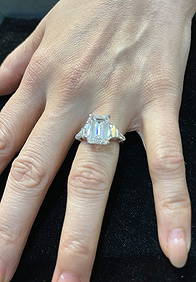 Magnificent 5ct Diamond ring.GIA cert F color VS1 (1 of 9)