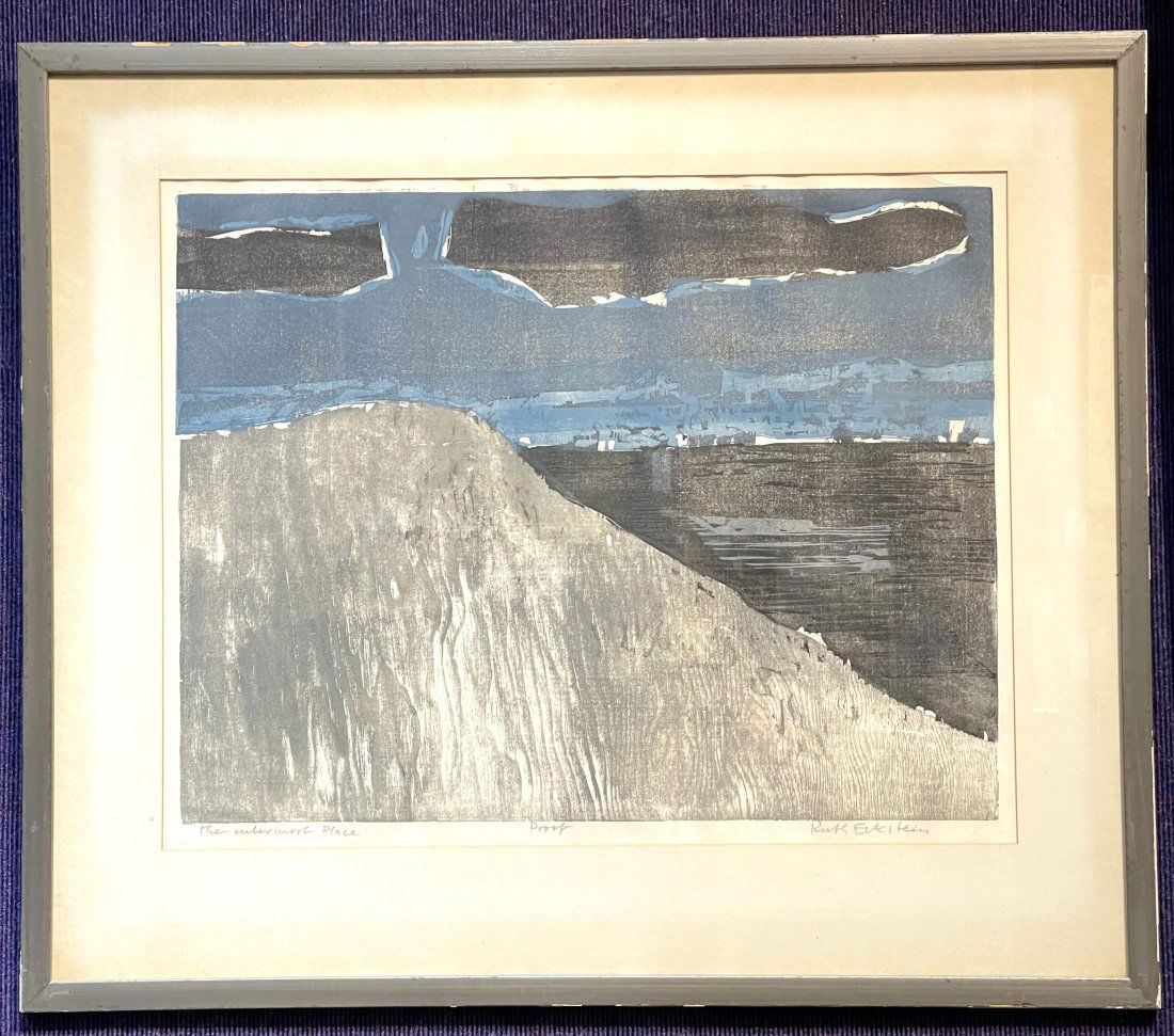 Ruth Eckstein lithograph, Outermost Place (1 of 9)