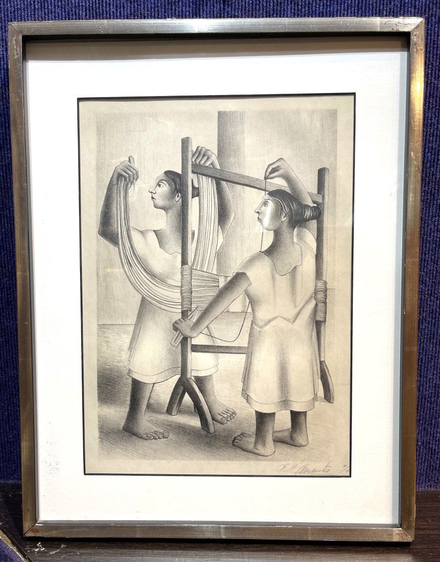 Francisco Dosamantes print, Mayan Women, 1946 (1 of 8)