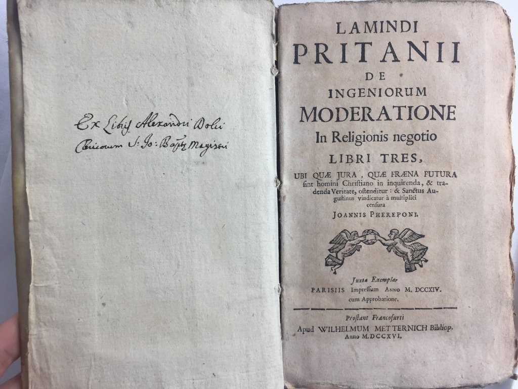 Box lot-Book:"Lamindi Printanii.1716" (1 of 5)