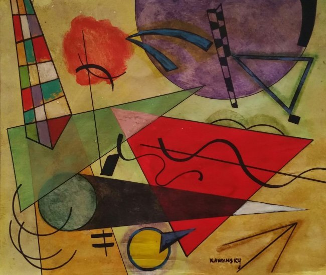Wassily Kandinsky Abstract Painting Russian (1866-1944) (1 of 1)