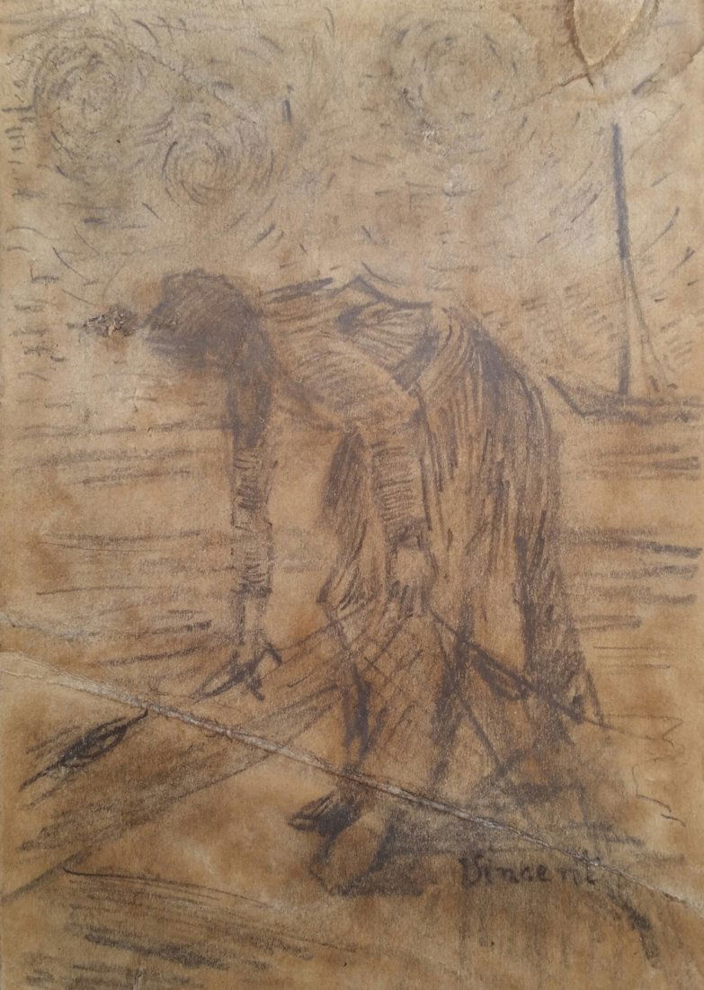 Vincent Van Gogh Marina Landscape Drawing (1853-1890) (1 of 3)