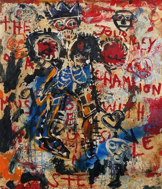 Jean Michel Basquiat Drawing Painting (1960 - 1988) (1 of 7)