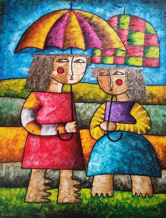 Latin American Art G.Sierra Oil On Canvas (1 of 4)