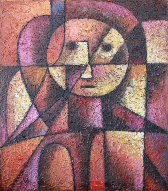 Paul Klee Mixed media on Canvas (1879-1940) (1 of 3)