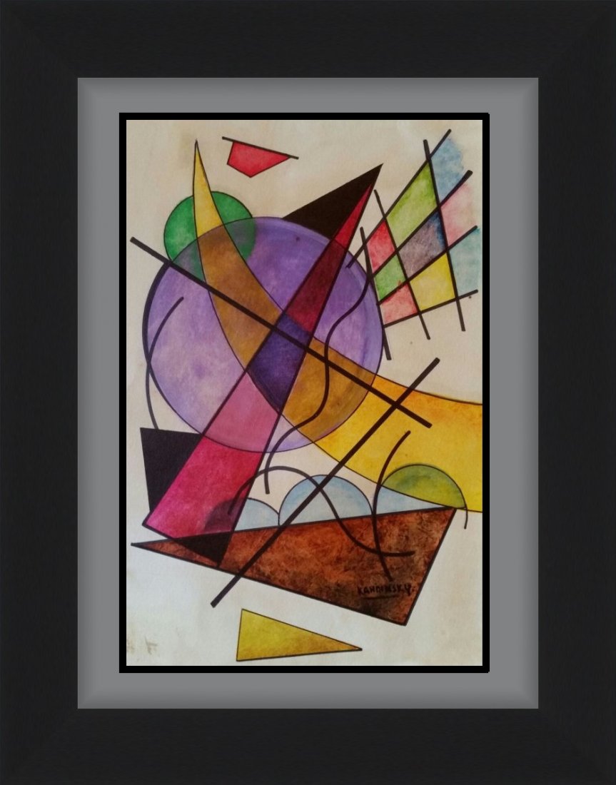 Wassily KANDINSKY Geometric Russian French (1866-1944) (1 of 2)
