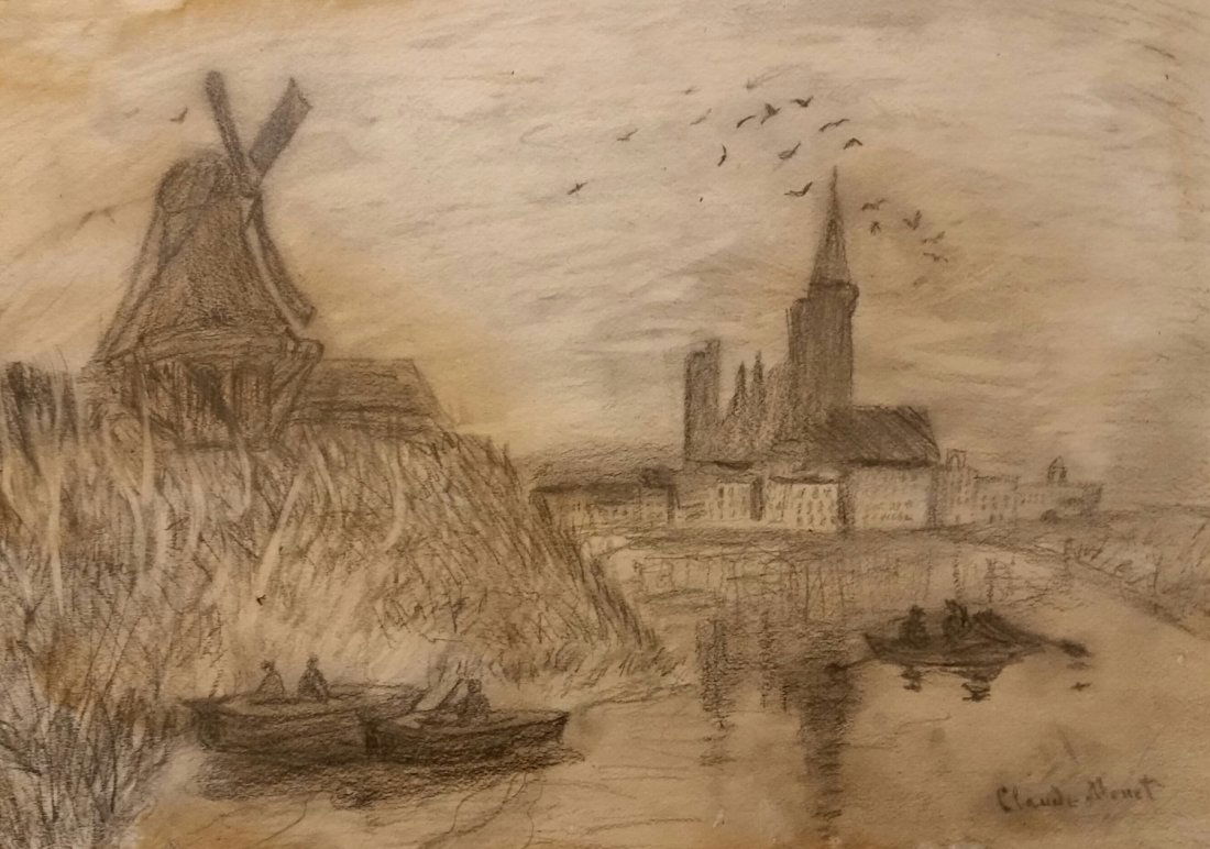 Claude Monet French Urban Landscape (1840-1926) (1 of 1)