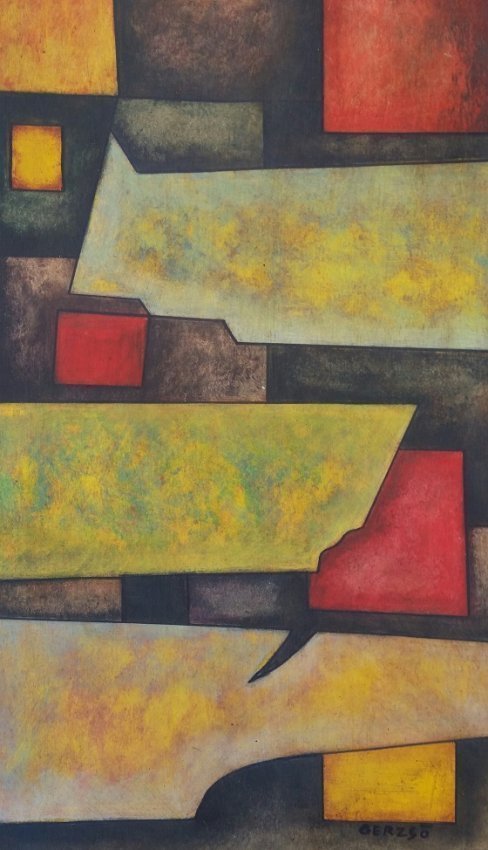 Gunther Gerzso Mexican Surrealism Abstract (1 of 1)