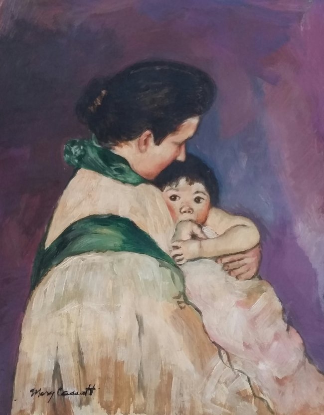 Mary Cassatt Mother Child French (1844-1926) (1 of 2)
