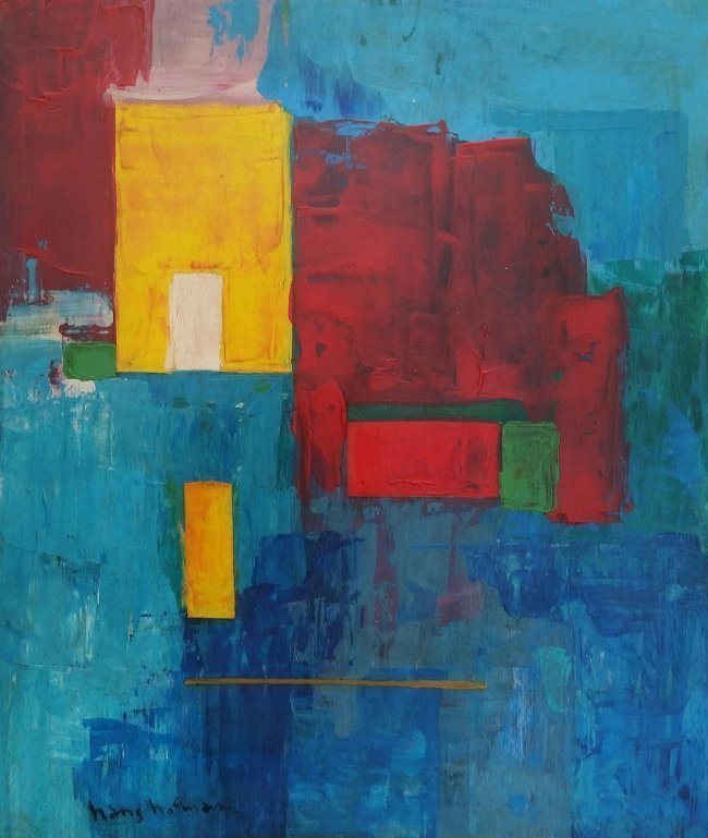 Hans Hofmann Abstract Painting Mixed Media (1880-1966) (1 of 1)