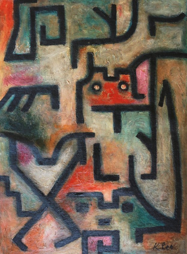Paul Klee Mixed Abstract Expressionist Swiss German Art (1 of 2)
