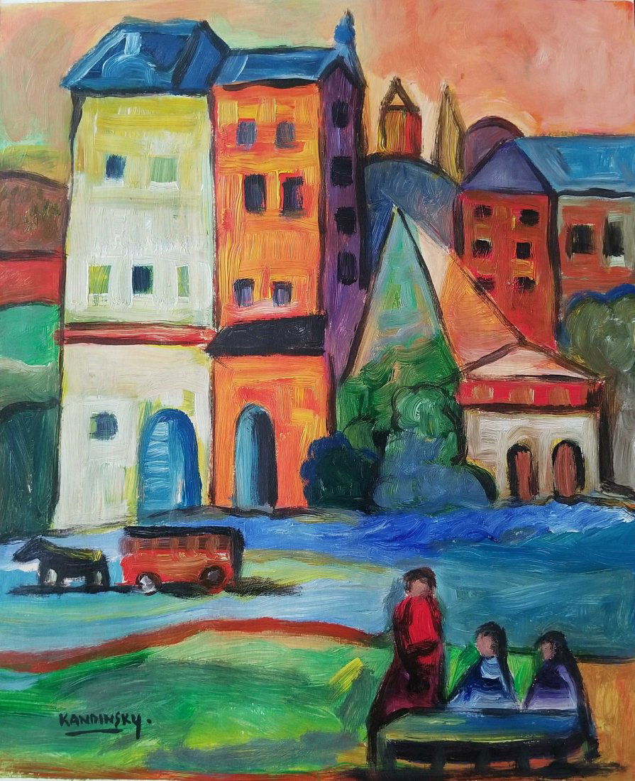 Wassily KANDINSKY Landscape Russian French (1866-1944) (1 of 1)