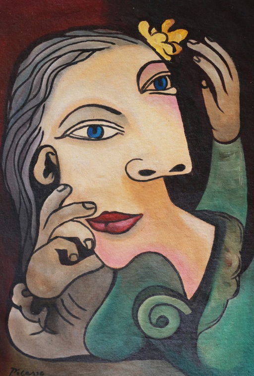 Pablo Picasso Faces Cubism Canvas Spanish 1881 1973 Nov 20