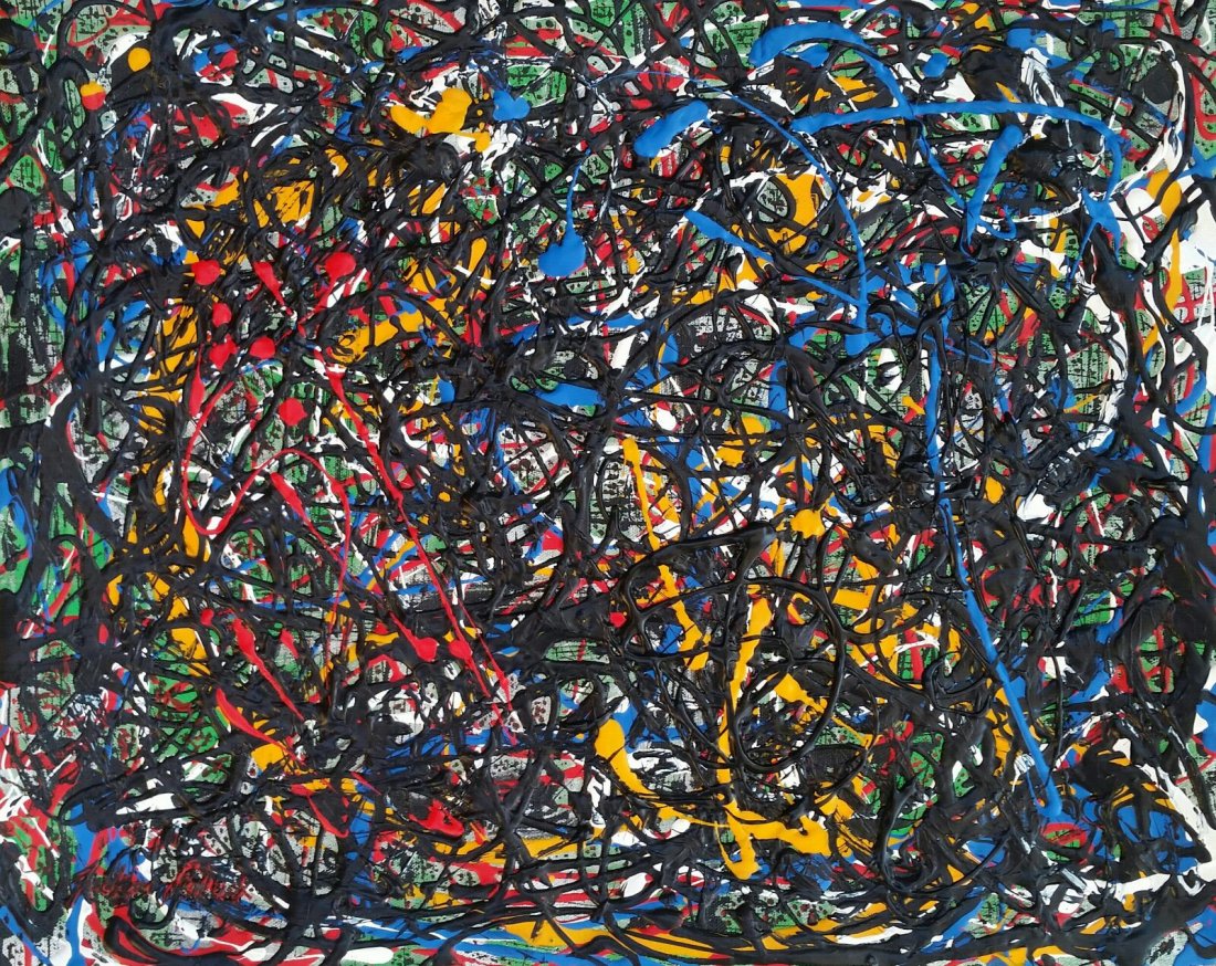 JACKSON POLLOCK ABSTRACT EXPRESSIONIST (1912-1956 ) (1 of 3)