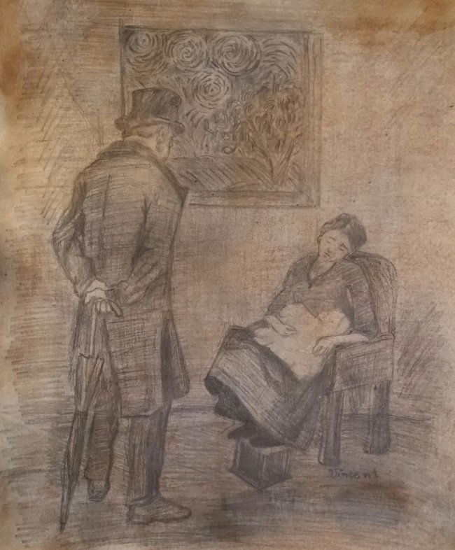 Vincent Van Gogh Maternity Drawing(1853-1890) (1 of 1)