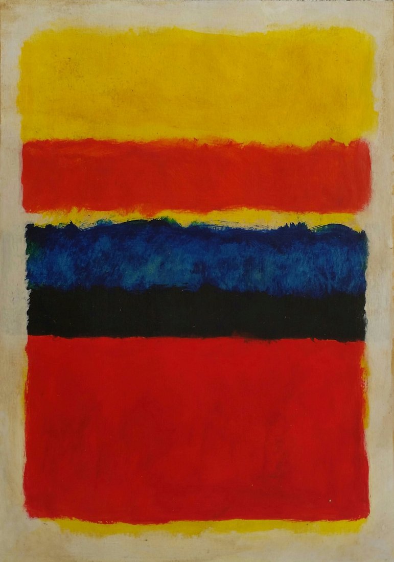 Mark Rothko Abstract American Russian (1903-1970) (1 of 2)