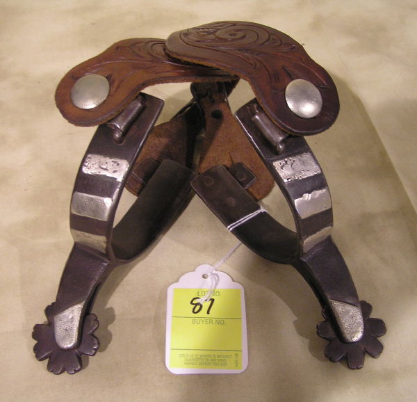 87 Texas Spur Maker Made Spurs Jess Hodges?