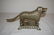2325: Cast Iron Nickel Plated Dog Nut Cracker