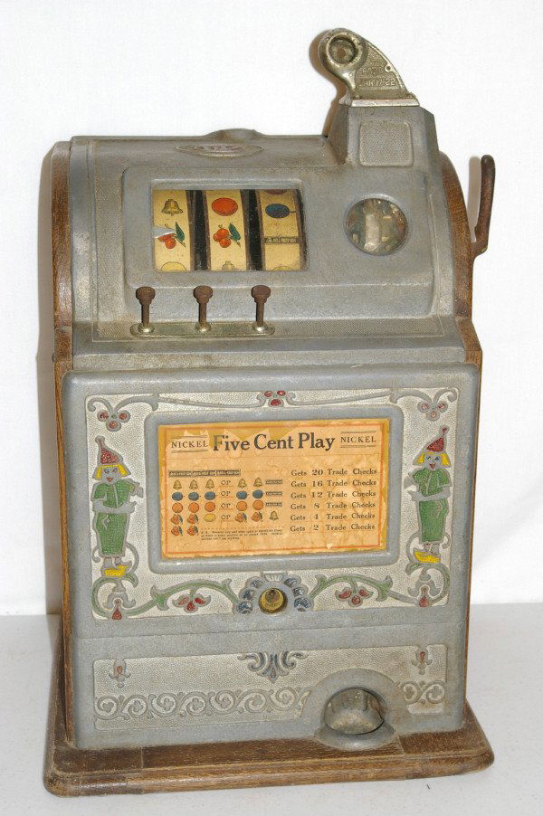 25: Antique Jennings Nickel Slot Machine