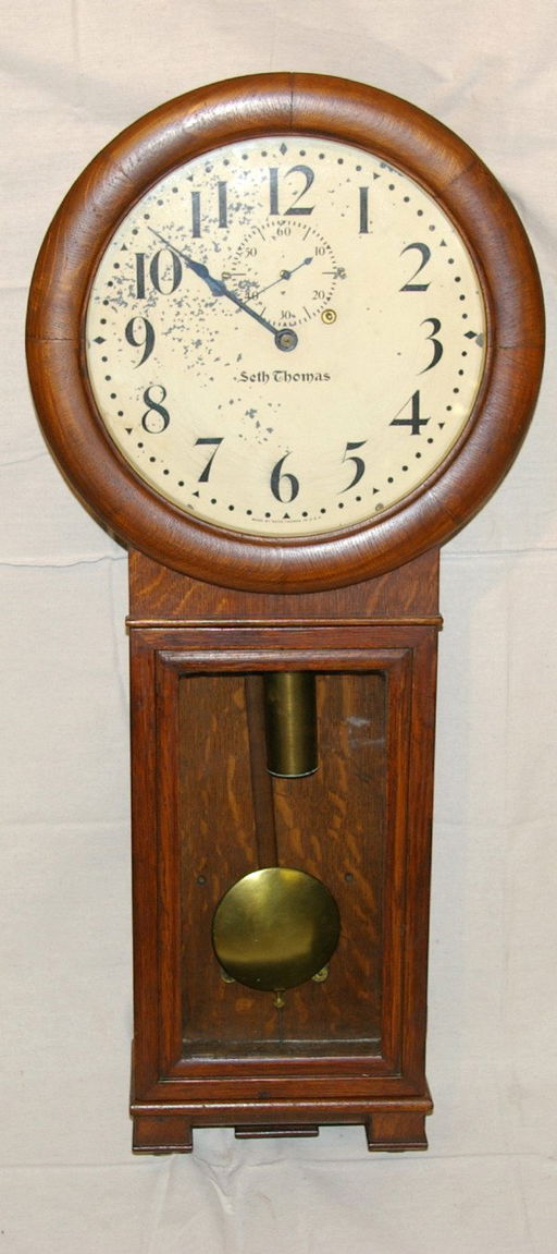 74 Seth Thomas Regulator 2 Wall Clock