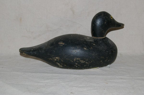 Early Hand Carved Wood Duck Decoy - 2