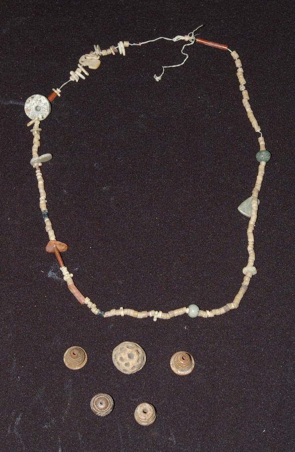 Pre Columbian Necklace & Beds