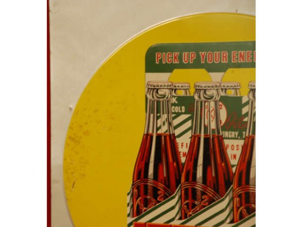 1940s Tin Dr Pepper Take Home A Carton Sign - 5