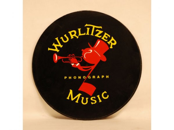 Vintage Wurlitzer Juke Box Phonograph Plate