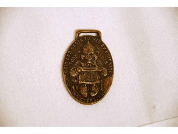 2 Dr Pepper Advertising Billiken Watch Fobs - 6