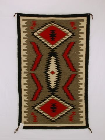 Ganado Navajo Indian Rug By Ruth Tsosie