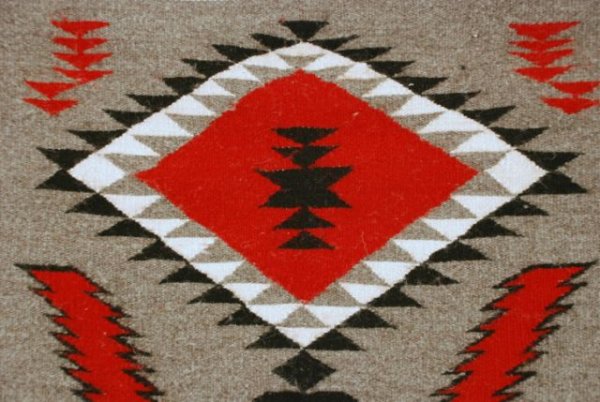 Ganado Navajo Indian Rug By Ruth Tsosie - 3