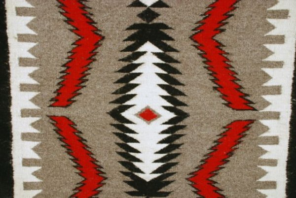 Ganado Navajo Indian Rug By Ruth Tsosie - 4