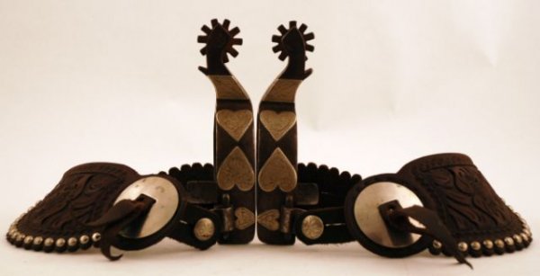 Whitacre Spurs With Buddy Foster Straps - 2