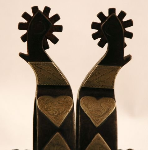 Whitacre Spurs With Buddy Foster Straps - 3