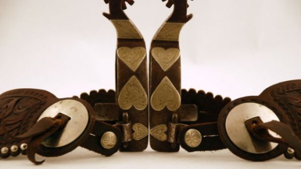 Whitacre Spurs With Buddy Foster Straps - 4