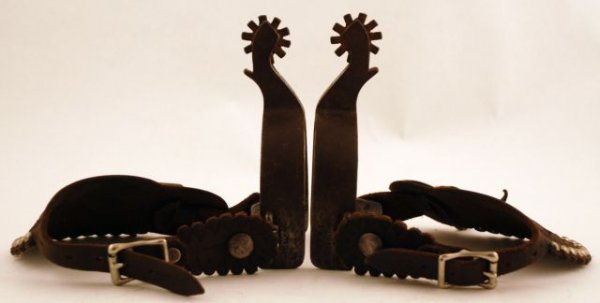 Whitacre Spurs With Buddy Foster Straps - 5