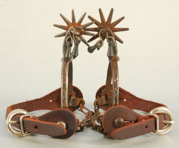 Pair of Jingle Bob Spurs: Unmarked.