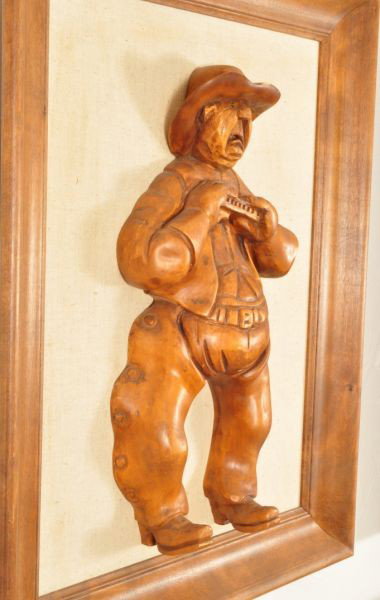 Roy Rogers' Set of 4 Duff Tweed Carvings RR - 3