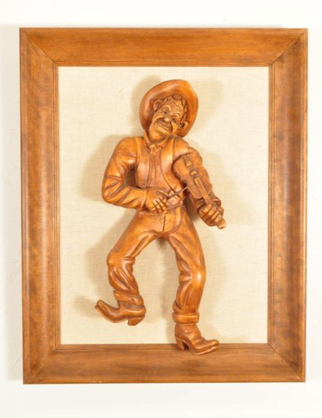 Roy Rogers' Set of 4 Duff Tweed Carvings RR - 4