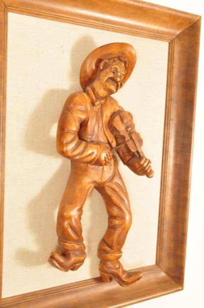 Roy Rogers' Set of 4 Duff Tweed Carvings RR - 5