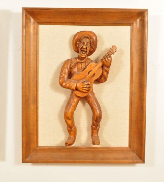 Roy Rogers' Set of 4 Duff Tweed Carvings RR - 6